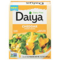 Daiya Cheese Sauce, Dairy-Free, Cheddar - 3 Each