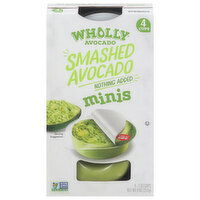 Wholly Avocado Avocado Minis, Smashed - 4 Each