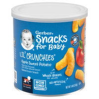 Gerber Baked Snack, Apple Sweet Potato, Lil' Crunchies, Crawler (8+ Months) - 1.48 Ounce