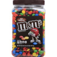 M&M'S Chocolate Candies, Milk Chocolate, 62 Ounce