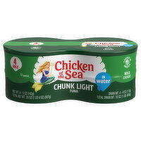 Chicken of the Sea Tuna, Chunk Light, 4 Pack - 4 Each