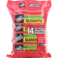 Tina's Burritos, Red Hot Beef - 56 Ounce