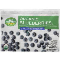 Sun Harvest Blueberries, Organic - 32 Ounce