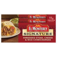 El Monterey Chimichanga, Shredded Steak, Cheese & Rice, 1 Each