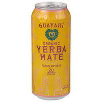 Guayaki Yerba Mate, Organic, Peach Revival - 15.5 Ounce