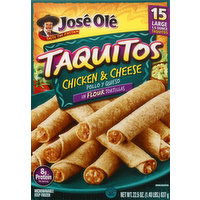 Jose Ole Taquitos, Chicken & Cheese - 15 Each