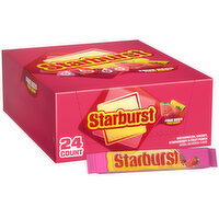 Starburst Starburst FaveREDs Fruit Chews Candy, 2.07 ounce (24 Single Packs)