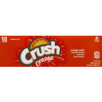 Crush Soda, Orange, 12 Pack, 12 Each