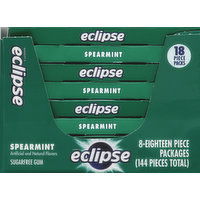 Eclipse Gum, Sugarfree, Spearmint, 8 Each