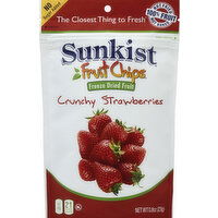 Sunkist Fruit Chips, Crunchy Strawberries - 0.8 Ounce