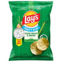 Lay's Sour Cream & Onion Flavored Potato Chips Party Size - 12.5 Ounce
