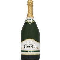 Cook's Sparkling Wine, California Champagne, Extra Dry - 1.5 Litre