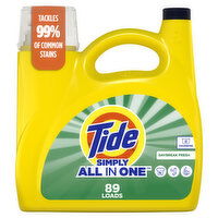 Tide Simply All-In-One Liquid Laundry Detergent, Daybreak Fresh - 117 Fluid ounce