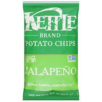 Kettle Brand Potato Chips, Jalapeno - 7.5 Ounce