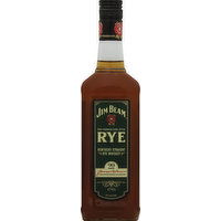 Jim Beam Whiskey, Kentucky Straight Rye, 750 Millilitre