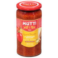 Mutti Pasta Sauce, No Added Sugar, Rossoro Tomatoes and Parmigiano Reggiano - 24 Ounce