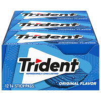 Trident Gum, Sugar Free, Original Flavor