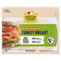 Foster Farms Turkey Breast, Honey Roasted, 8 Ounce