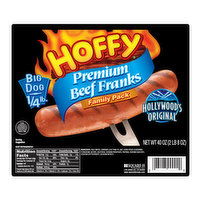 Hoffy Big Dog Quarter Pound Beef Franks 40 oz - 40 Ounce