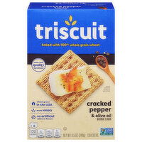 Triscuit Crackers, Cracked Pepper & Olive Oil - 8.5 Ounce