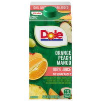 Dole 100% Juice Blend Orange Peach And Mango - 52 Ounce