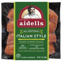 Aidells All Natural Italian Style Smoked Chicken Sausage with Mozzarella Cheese - 12 Ounce