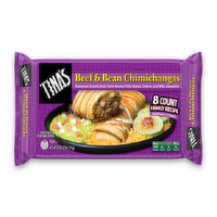 Tinas Chimichangas Beef Bean 8/4 oz - 32 Ounce