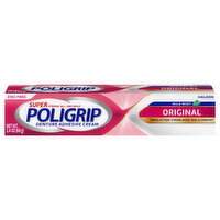 Poligrip Zinc Free Original Mild Mint Denture Adhesive Cream - 2.4 Ounce