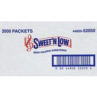 Sweet 'N Low Sweetener, Zero Calorie - 2000 Each