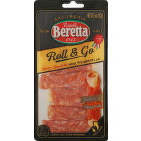 Fratelli Beretta Salame & Mozzarella, Spicy, Roll & Go - 5 Ounce