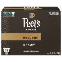 Peet's Coffee Coffee Pods Medium Roast Big Bang Coffee - 32 Each
