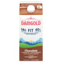 Darigold Milk, 2% Reduced Fat, Ultra-Filtered, Chocolate, Fit - 59 Fluid ounce