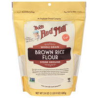 Bob's Red Mill Brown Rice Flour, Whole Grain, Stone Ground - 24 Ounce