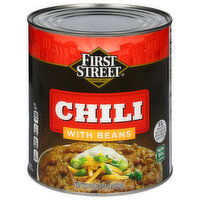 First Street Chili with Beans - 108 Ounce