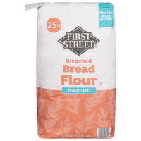 First Street Bread Flour, Bleached, Enriched - 25 Pound