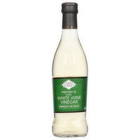 First Street Wine Vinegar, White, Premium, Aged - 16.9 Ounce