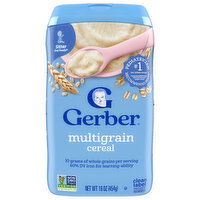 Gerber Cereal, Multigrain, Sitter 2nd Foods - 16 Ounce