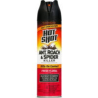 Hot Shot Ant, Roach & Spider Killer, Fresh Floral Scent - 17.5 Ounce