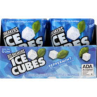 Ice Breakers Gum, Sugar Free, Peppermint - 4 Each