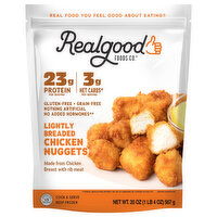Realgood Foods Co. Lightly Breaded Chicken Nuggets - 20 Ounce