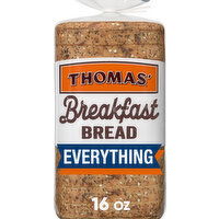 Thomas' Everything Breakfast Bread, 16 oz - 16 Ounce