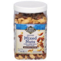 First Street Mixed Nuts, Deluxe, Roasted & Salted - 32 Ounce