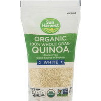 Sun Harvest Quinoa, Organic, 100% Whole Grain, White