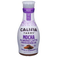 Califia Farms Coffee, with Almondmilk, Mocha Almond Latte - 48 Fluid ounce