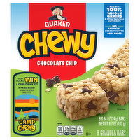 Quaker Granola Bars, Chocolate Chip, 8 Each