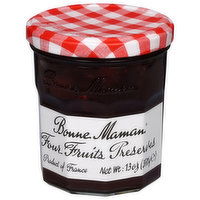 Bonne Maman Preserves, Four Fruits - 13 Ounce