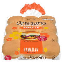 Artesano Hawaiian Bakery Rolls - 12 Each