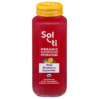 Sol-Ti Living Beverage, Organic, Wild Blueberry Superade, Superfood Hydration - 14.9 Ounce