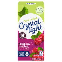 Crystal Light Pitcher Packets Zero Sugar Raspberry Iced Tea Drink Mix