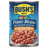 Bush's Best Medium Heat Pinto Beans with Jalapenos